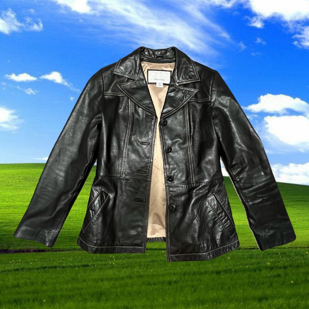 Vintage Wilson’s leather jacket sold